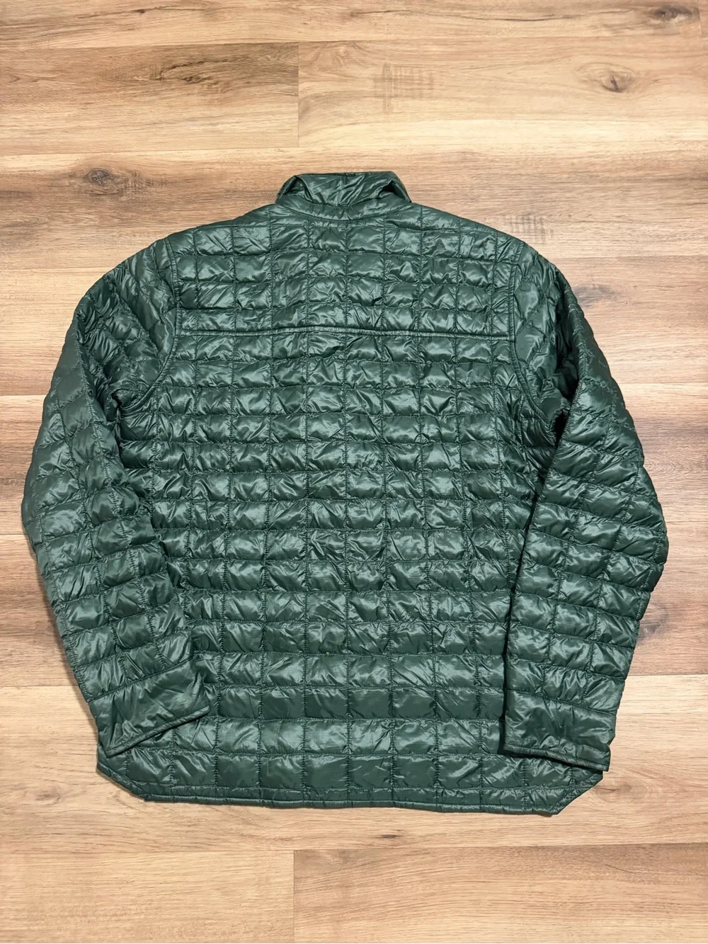 The North Face Lost Coast Thermoball Jacket Men’s Size  L Green Quilted Snap